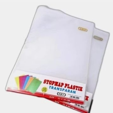 Map plastik bening ukuran L