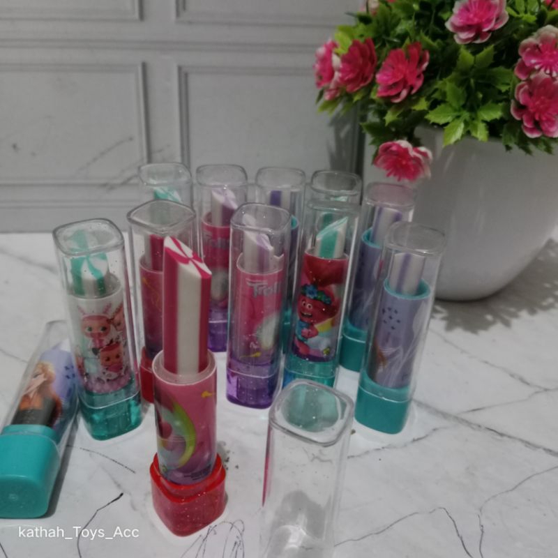 

12PCS PENGHAPUS MODEL LIPSTIK