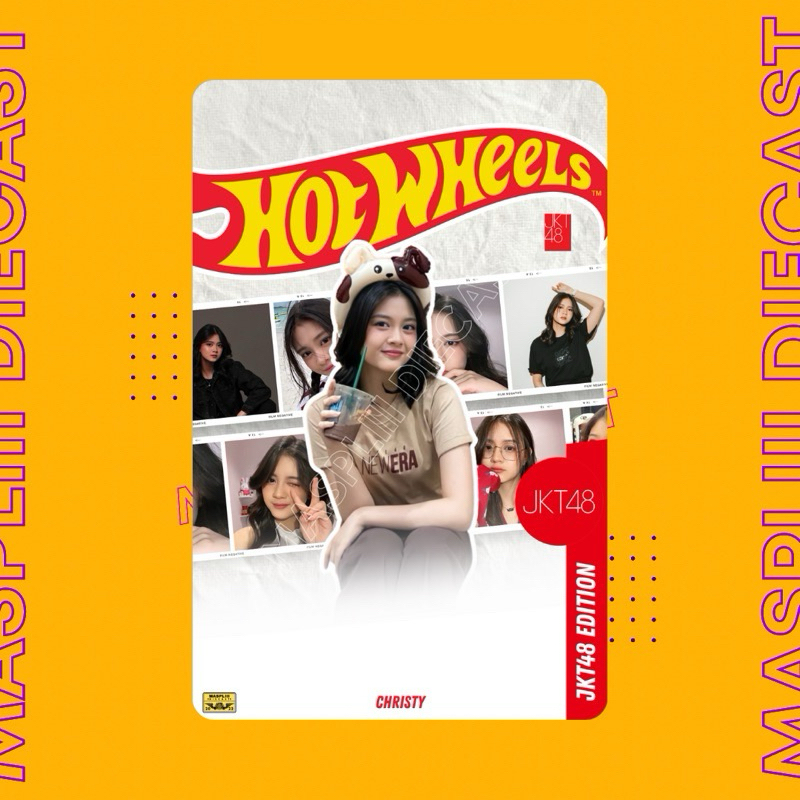 Hot Wheels JKT48 Christy custom card hot wheels JKT48