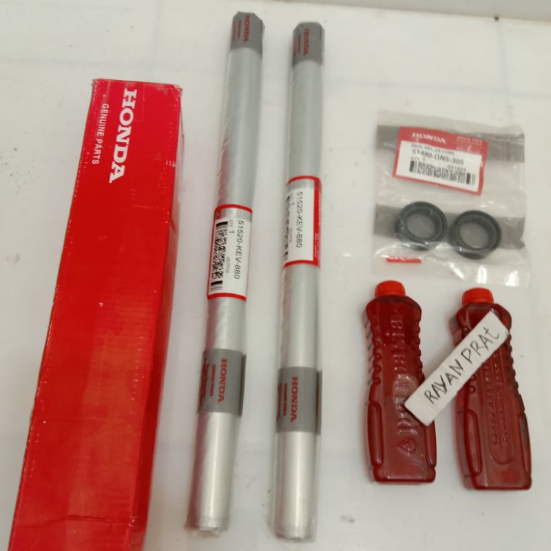 sok depan Supra fit Supra fit new Supra x lama sil+sok+oli