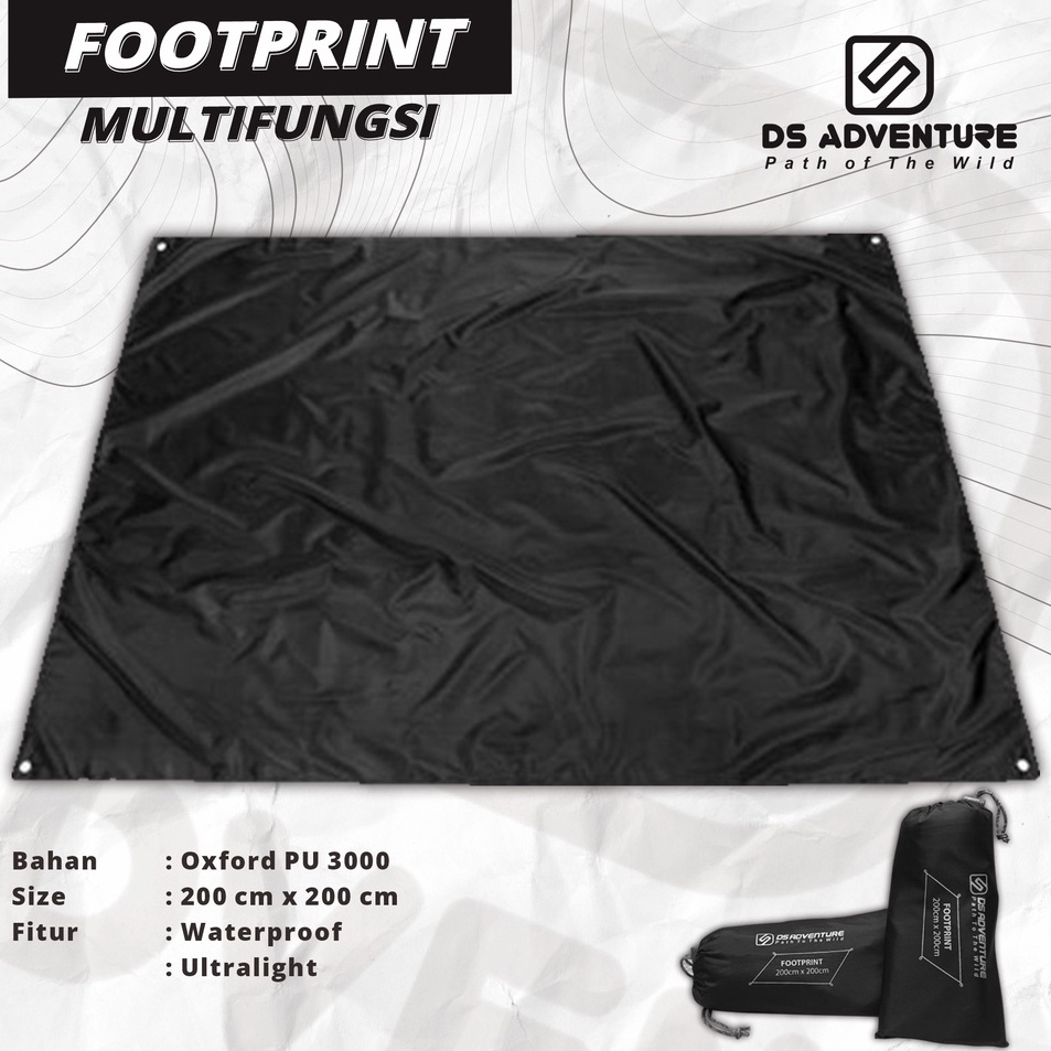 Buruan Beli Footprint tenda 2X2 ds adventure  alas tenda camping  atap tenda darurat  footprint alas