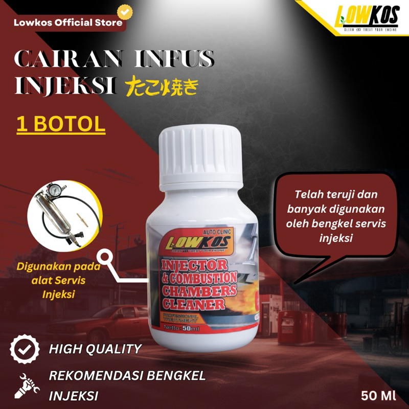 Cairan Infus Injeksi Lowkos Cairan Servis Injeksi 50 ML