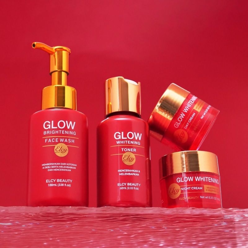 Paket Elcy Glow Whitening ( paket wajah yg dapat mencerahkan & membuat kulit wajah glowing )