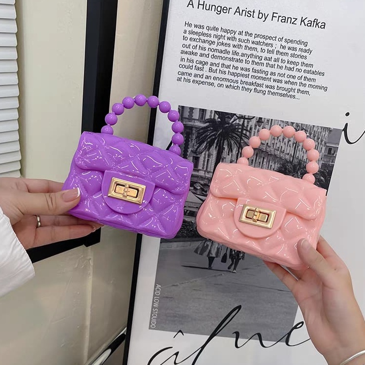 Best Discount  Tas Selempang Anak Perempuan Sling Bag Jelly Mini  Tas Jelly Bag Mutiara