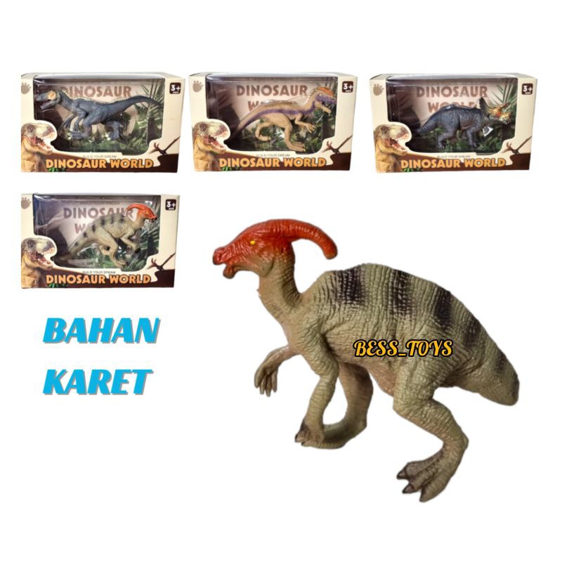 Mainan Anak Dinosaurus bahan Karet ST3-211