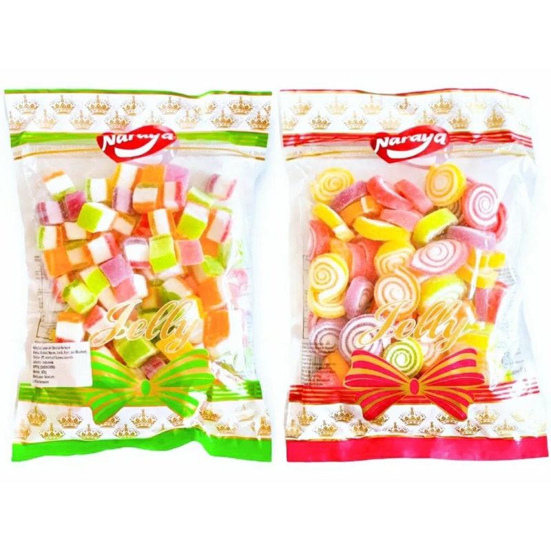 

Permen Jelly Naraya Berat 400 gram