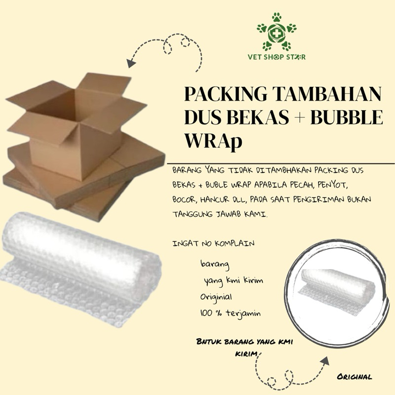 

TAMBAHAN PACKING DUS BEKAS DAN BUBBLE