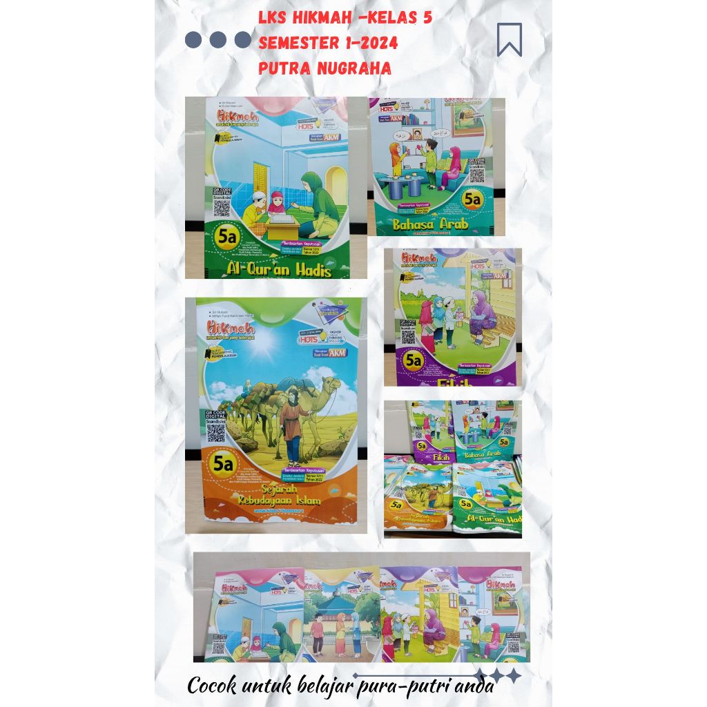 LKS MI HIKMAH KELAS 5 SEMESTER GANJIL-2024-PUTRA NUGRAHA
