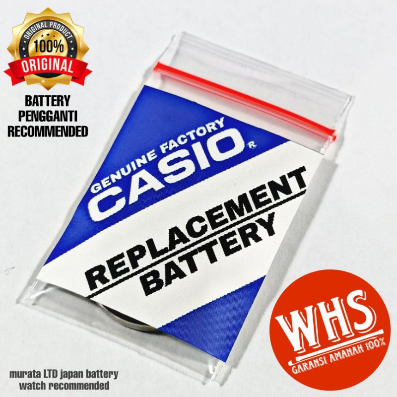 BATERAI JAM TANGAN CASIO A159W ASLI BATTERY PENGGANTI