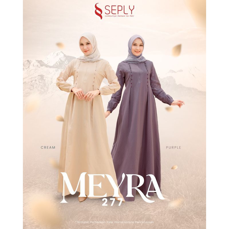 GAMIS SEPLY MEYRA 277 CREAM / MEYRA 277 PURPLE / GAMIS SEPLY TERBARU / GAMIS DAILY / GAMIS KATUN / G