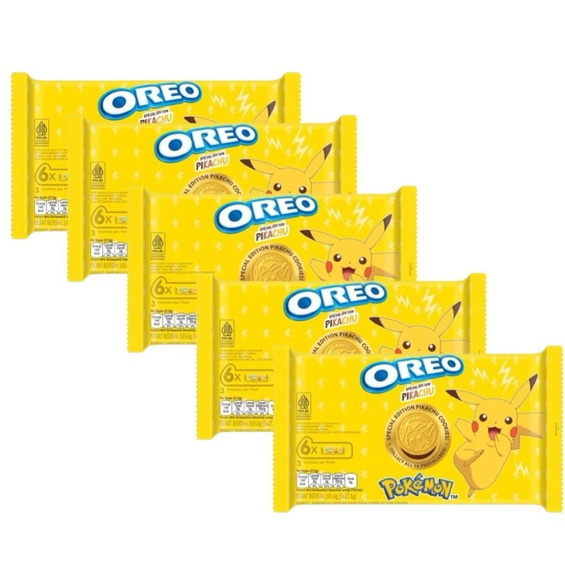 

Oreo Pokemon Chocolate Banana 165.6g [Multipack Isi 6] x 5