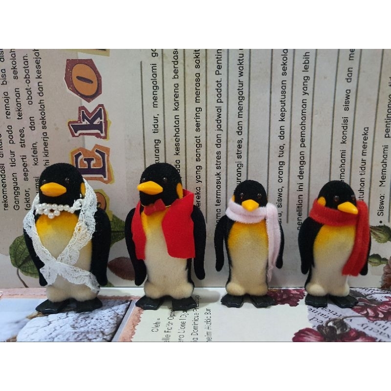 Sylvanian Families Ultra Rare - Pinguin Family (Vintage)