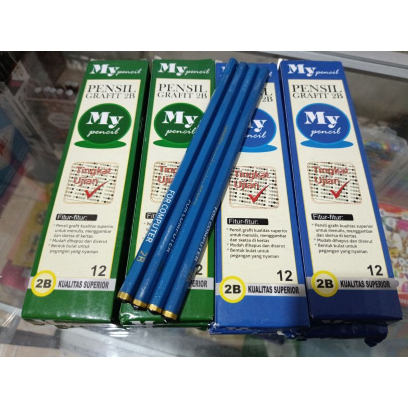 

ALAT TULIS SEKOLAH / PENSIL 2B MY PENCIL ISI 12