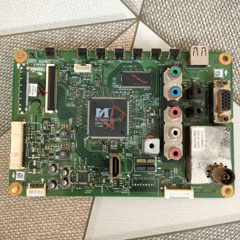 mb ori mainboard led tv Toshiba 24PB2E4