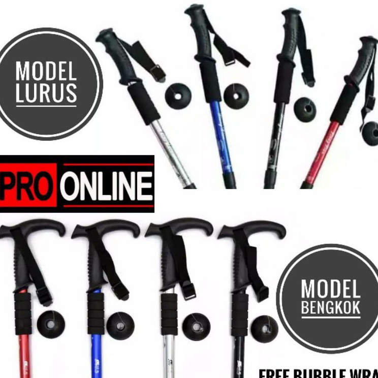 Trekking pole Antishock  Tongkat Pendaki  Tongkat ung  Tracking Pole  Treking pol outdoor