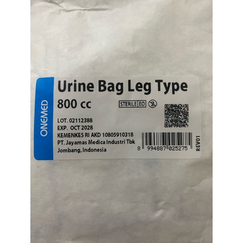 Urine Bag type Leg / Urine Bag Paha 800 cc