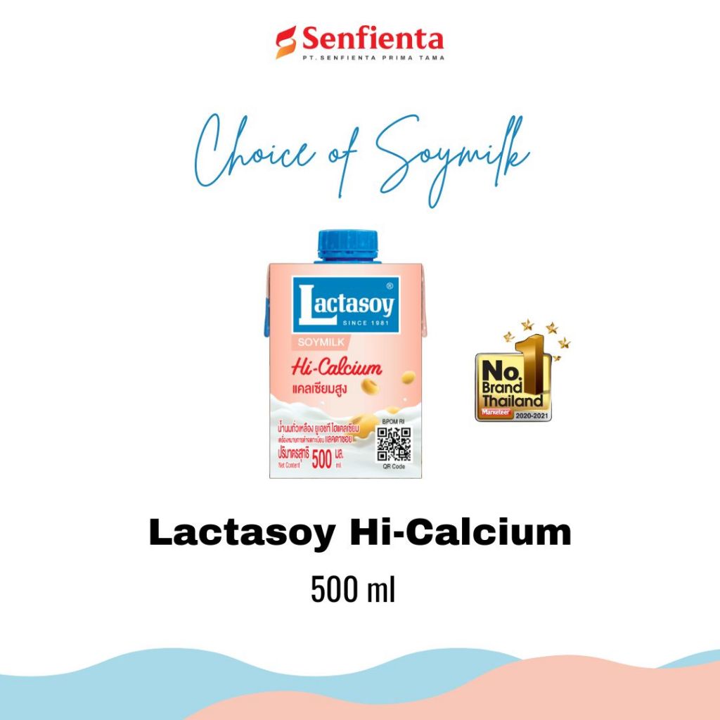 

Lactasoy Soy Milk Hi - Calcium 500 ml