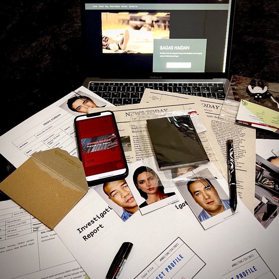 Unsolved Case 2  Bagas  Mystery  Kasus  Detective  Solver  Board Game