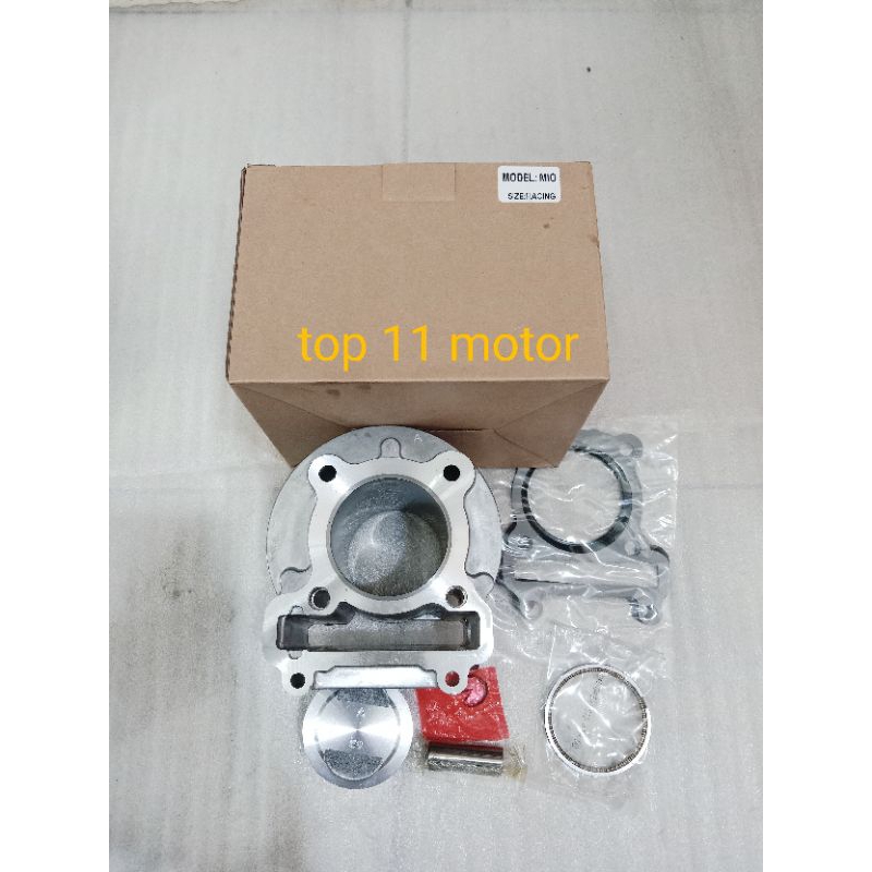 BLOK SEHER CYLINDER ASSY SET KOMPLIT MIO SPORTY / MIO SMILE / MIO KARBU RACING BOR UP 59MM