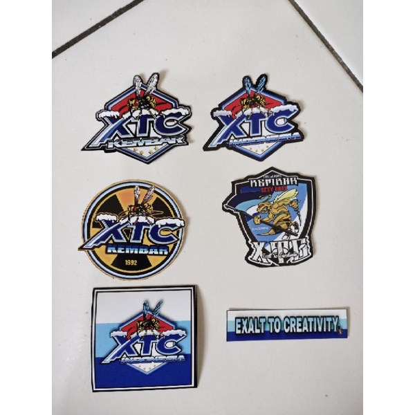 

Stiker Xtc Kembar Isi 6 anti air anti badai