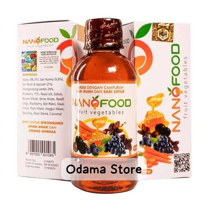 

Nanofood Nano Food 250gr Madu Multivitamin Anak dan Nutrisi Daya Tahan Tubuh Anak