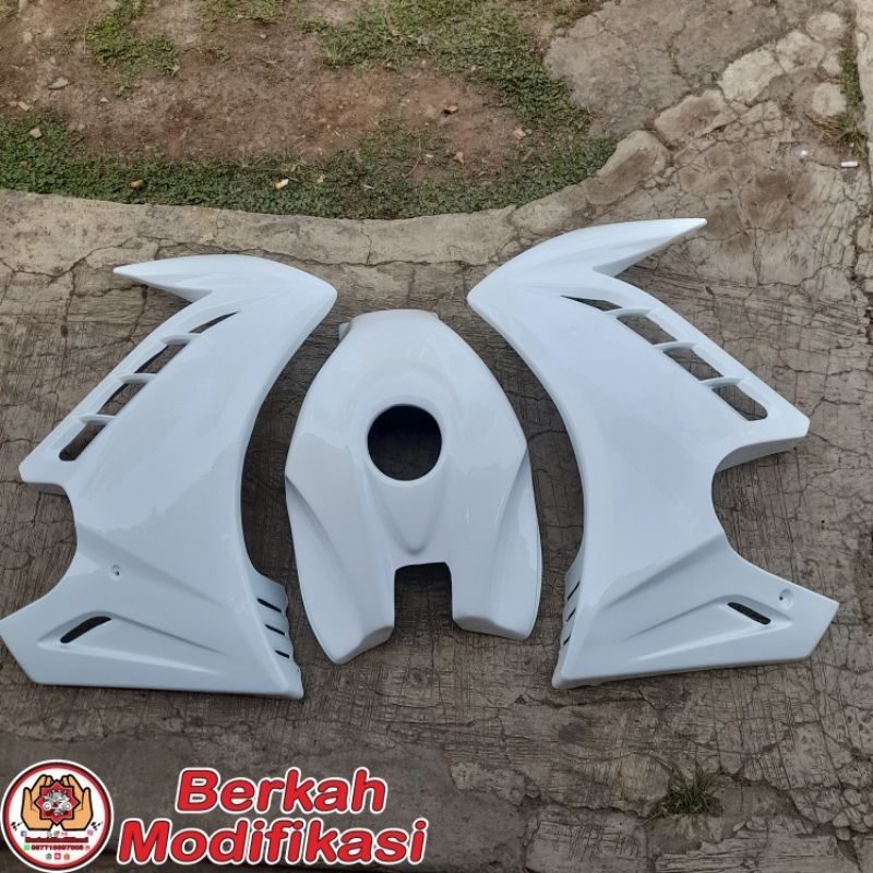 Cover Kondom Tangki Half Fairing Sayap Model Ninja250Fi PNP Yamaha Vixion NVL NVA 2013-2016