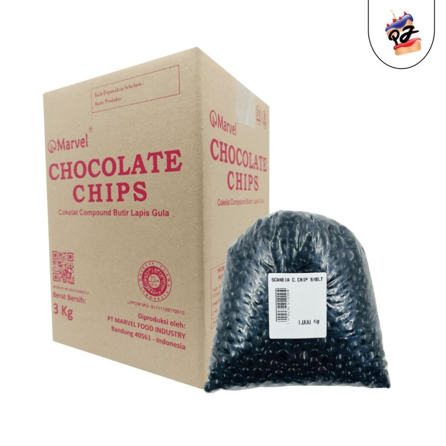 

COKLAT CHIP SCANDIA SEMI BULAT KEMASAN CURAH 1 KG