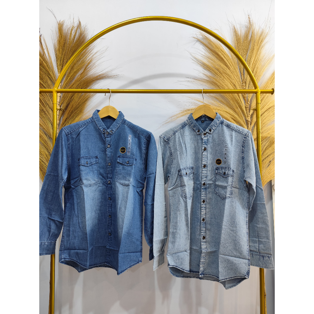 MDS OUTFIT | KEMEJA JEANS COWOK