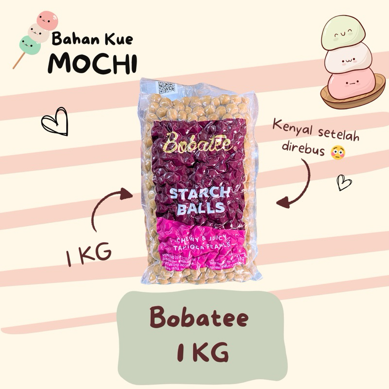 

Bobatee 1KG / BOBA Pearl / Boba Minuman Kekinian