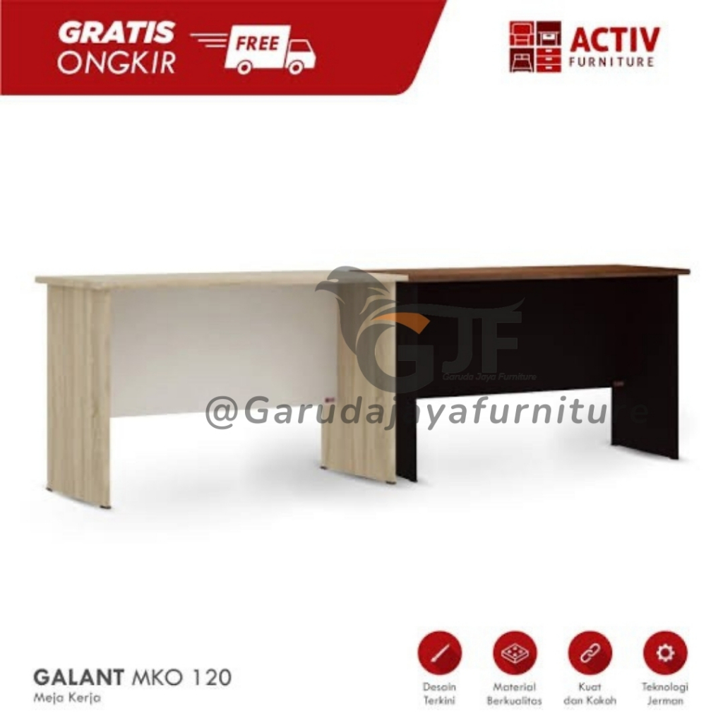 MEJA KANTOR/MEJA BELAJAR/MEJA KERJA/MEJA 1/2 SETENGAH BIRO TANPA LACI/MEJA KIOS/MEJA SERBAGUNA  MEJA
