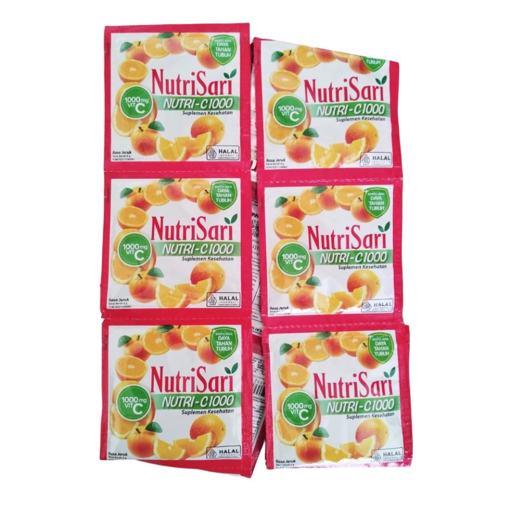 

Nutrisari NUTRI-C1000 Jeruk Renceng [10x6 Gr]