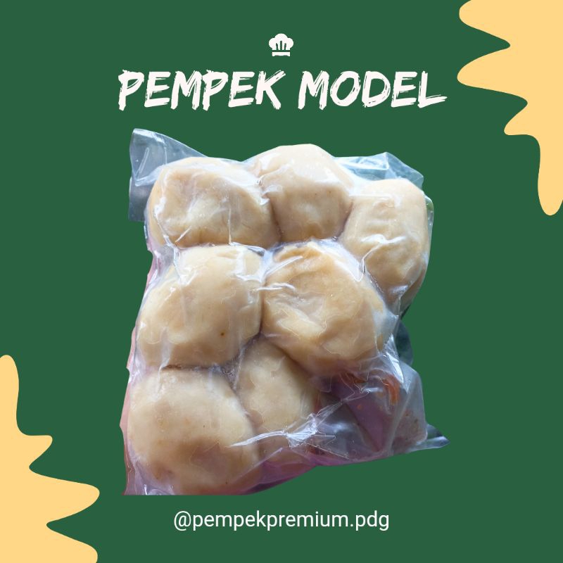 

Pempek Model frozen isi 7 jumbo (pengiriman Sumbar)