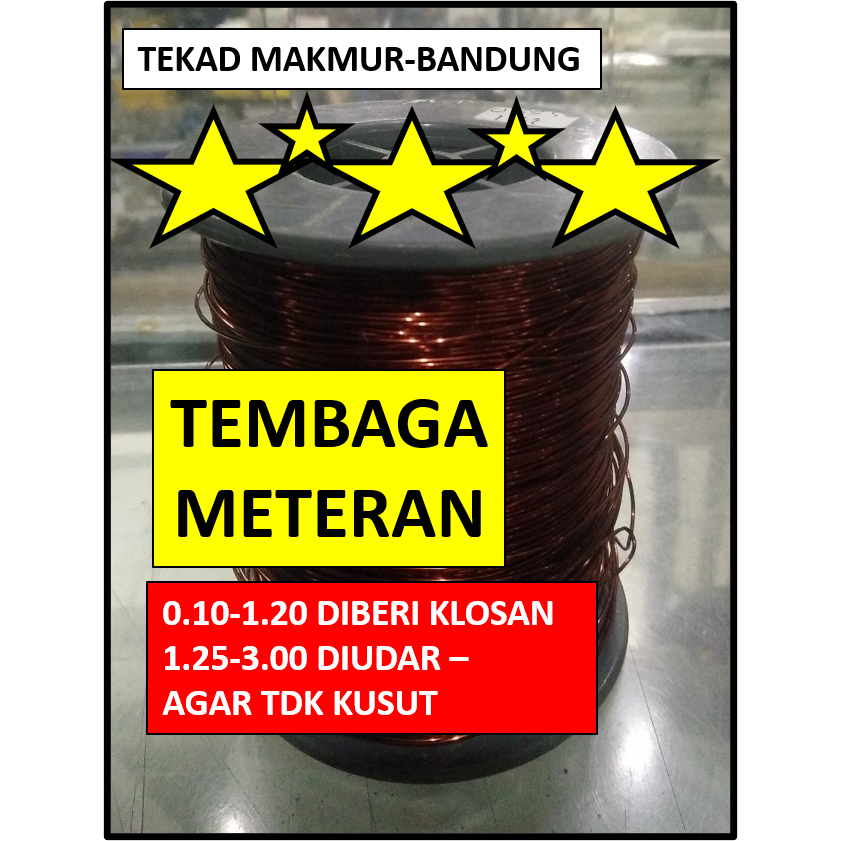 Kawat Tembaga Supreme - Meteran - Kawat Gulung Dinamo Trafo