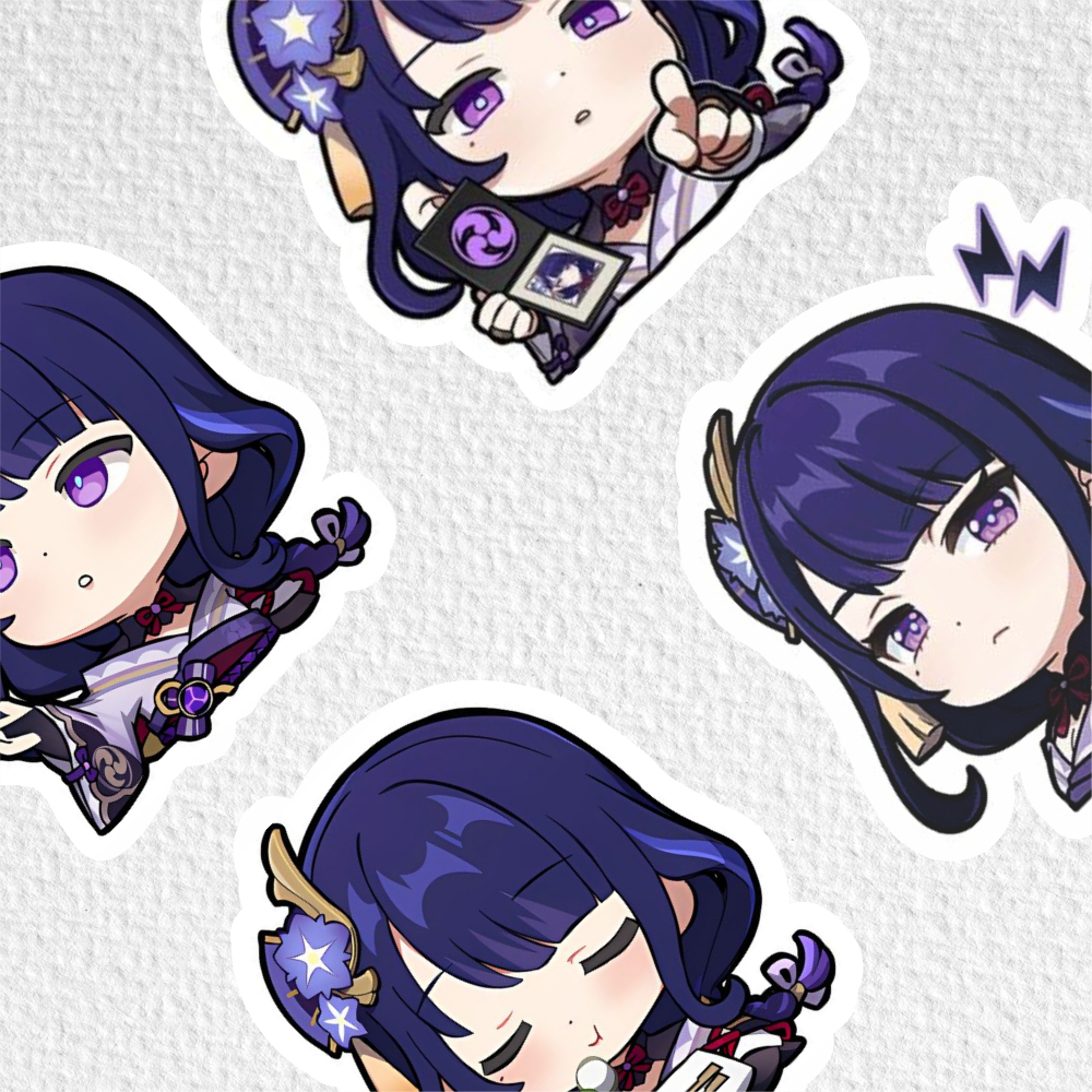 

[ VINYL & CHROMO 7 CM] cetak stiker Game/STIKER MURAH TEMA Ghensin impact [ RAIDEN SHOGUN ]/stiker lucu momy raiden shogun/stiker ghensin chibi
