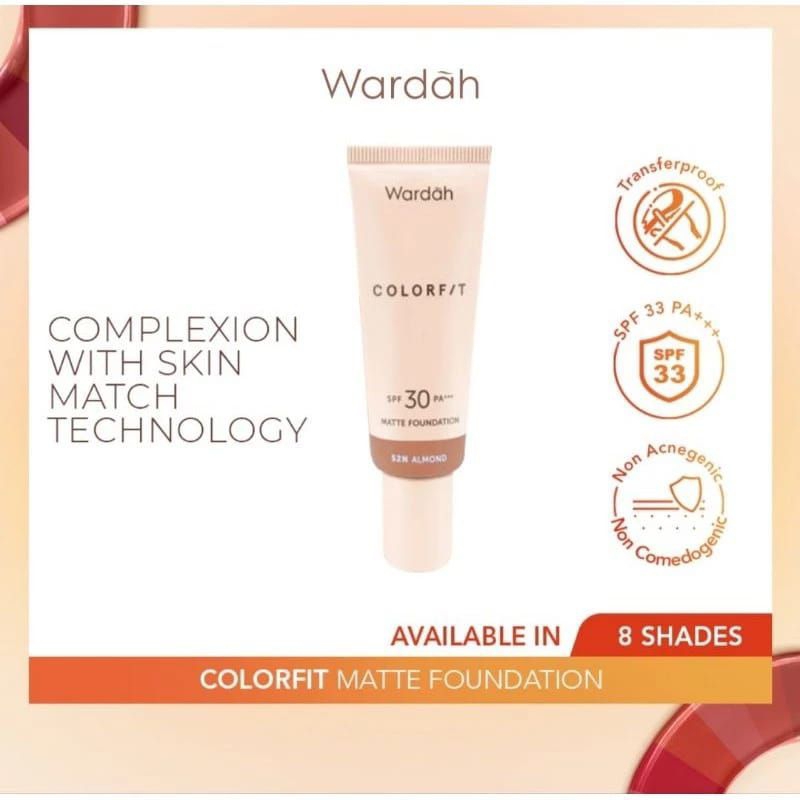 Wardah Colorfit Matte Foundation