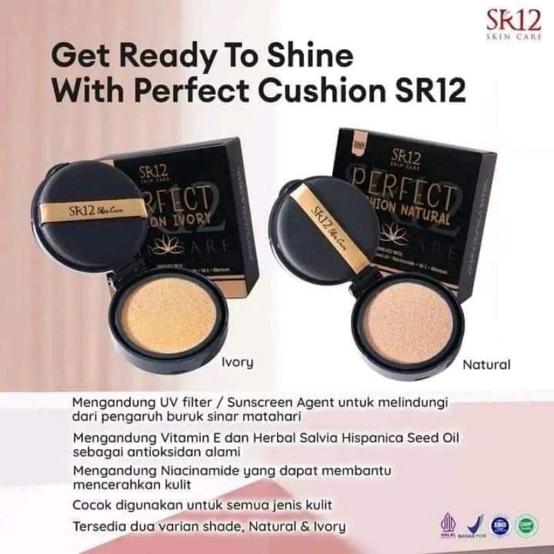 Perfect Cushion SR12 (bedak basah)/refill (isi ulang)