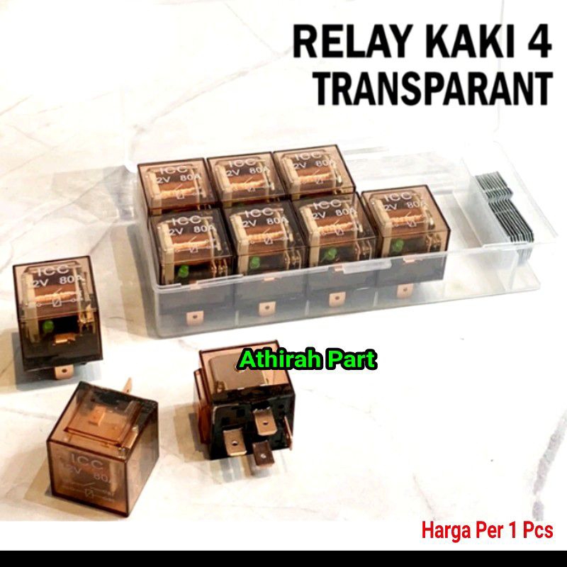 Relay Klason Dan Lampu Motor atau Mobil 12Vdc