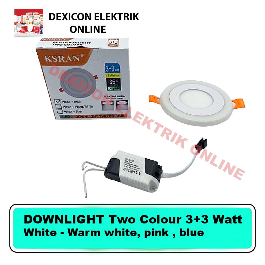 LAMPU DOWNLIGHT GLASS LAMPU LED PLAFON INBOW CEILING LAMPU PANEL RUMAH PANEL