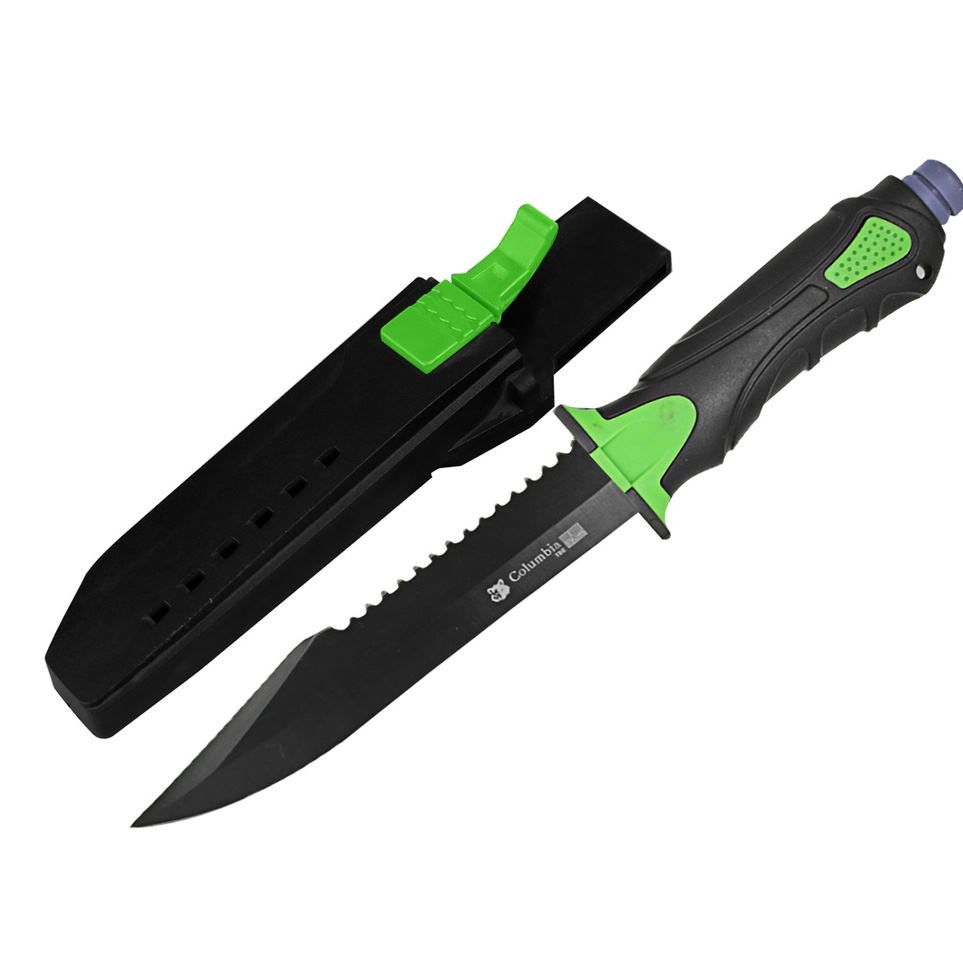 Buruan Beli Pisau Selam Diving Stainless Steel 18 Spearfishing Survival Dive  Pisau Camping