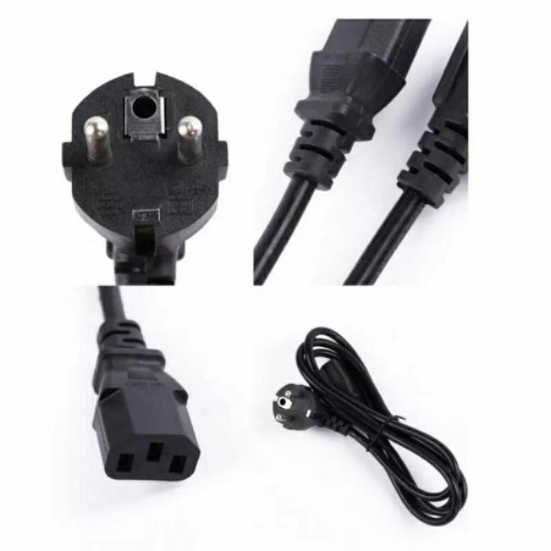 kabel power laptop acer lenovo asus hp /kabel adaptor 3 lubang