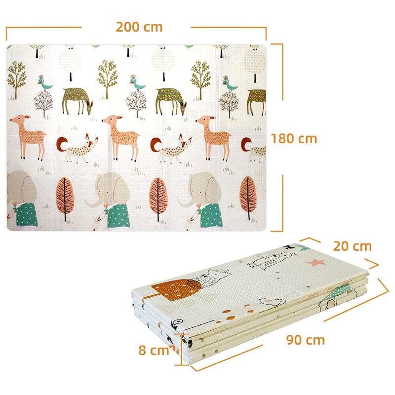 Karpet Playmat Lipat bayi/Playmate karpet lantai tebal dan empuk dilipat tahan air
