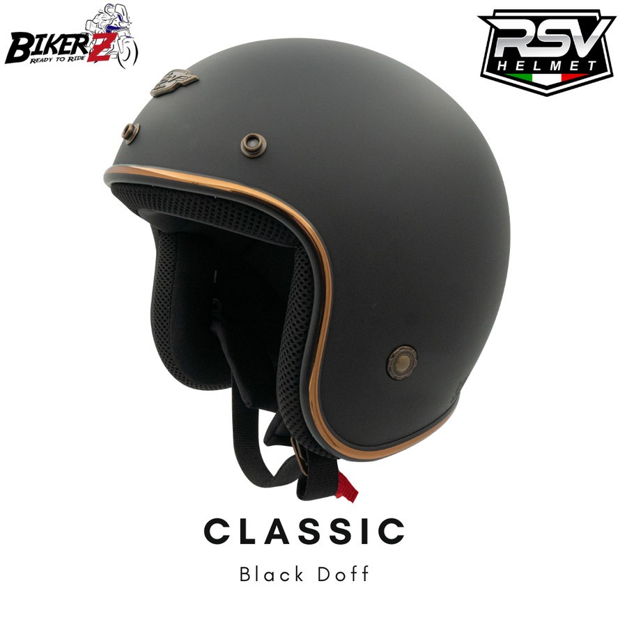 RSV Helmet Classic Black Doff