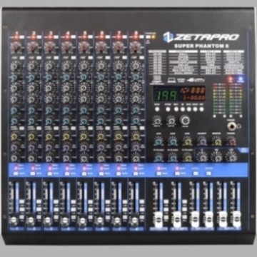 Mixer Zetapro Super Phantom8 mikser zetapro super phantom 8 8Channel bluetooth Original