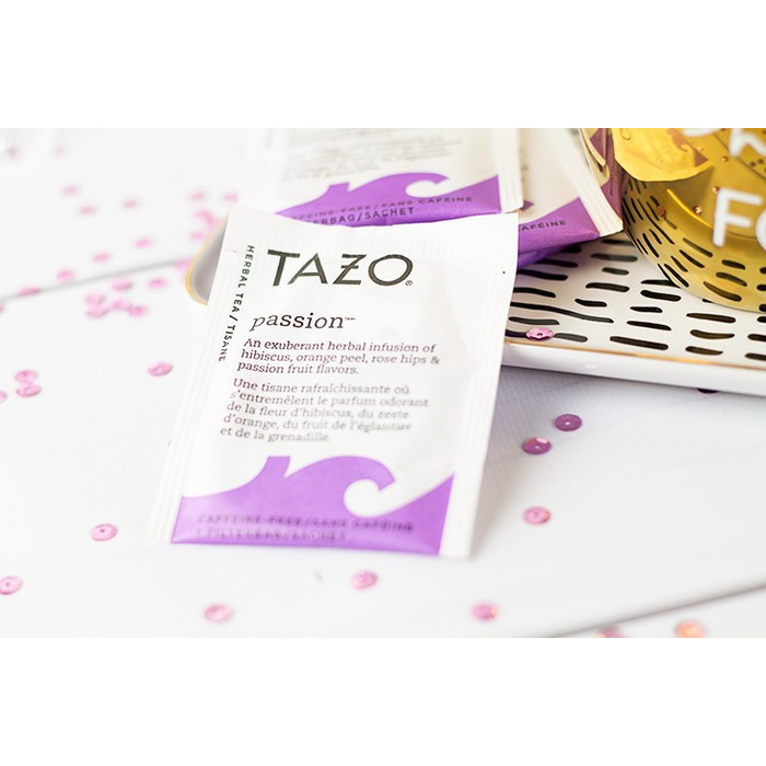 

Tazo Passion Tea Bag Herbal Tea Teh Rasa Hibiscus Orange Peel 1 Sachet