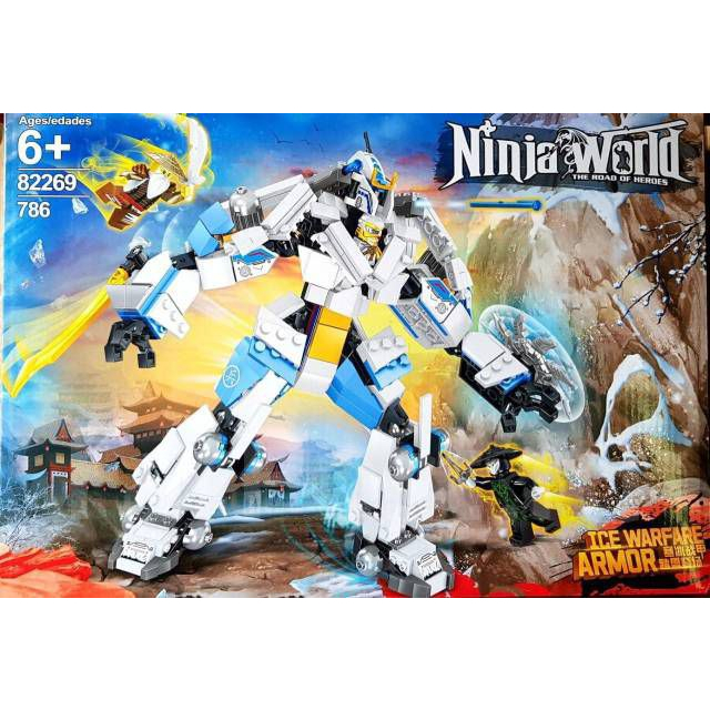MAINAN ANAK BRICK NINJA ZANE'S TITAN MECH 82269
