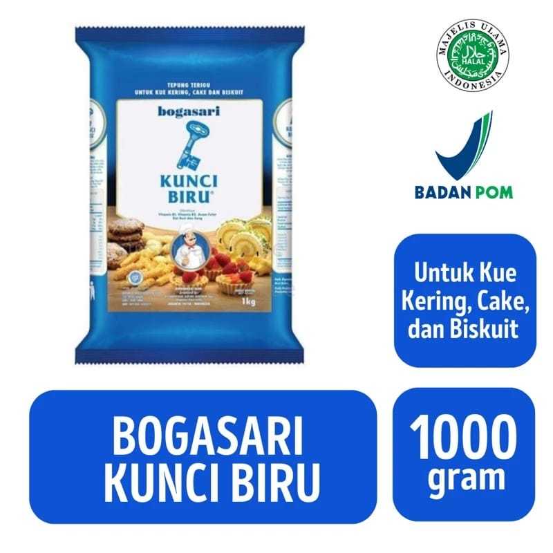 

BOGASARI TERIGU KUNCI BIRU 1 KG - TEPUNG