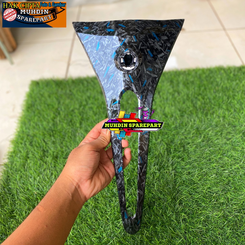 Cover Dasi depan grand Filano Carbon celup wtp forged Biru