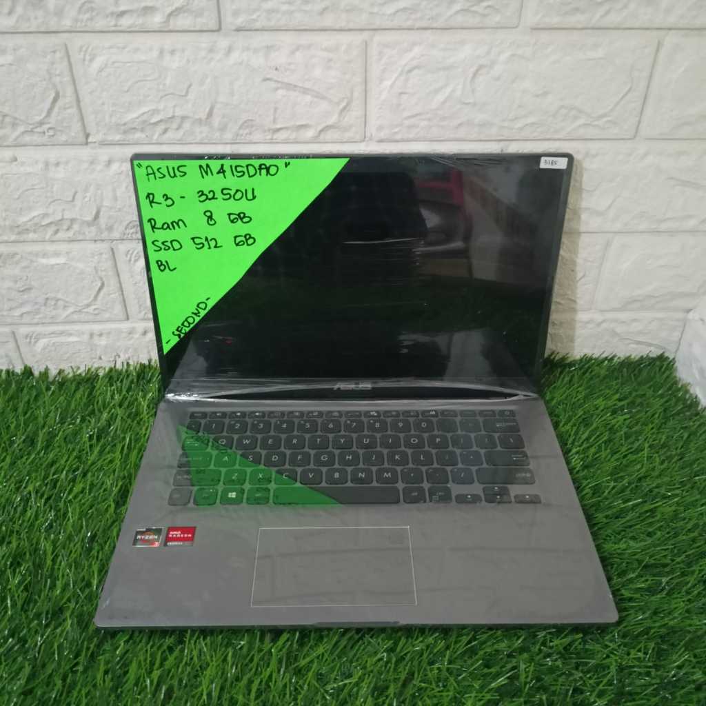 LAPTOP MURAH ASUS M415DAO RYZEN 3-3250U RAM 8GB SSD 512GB 14INCH