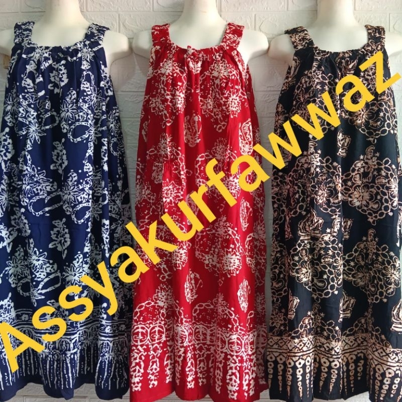 DASTER YUKENSI  BATIK CETAK WW LABEL HITAM LD 130