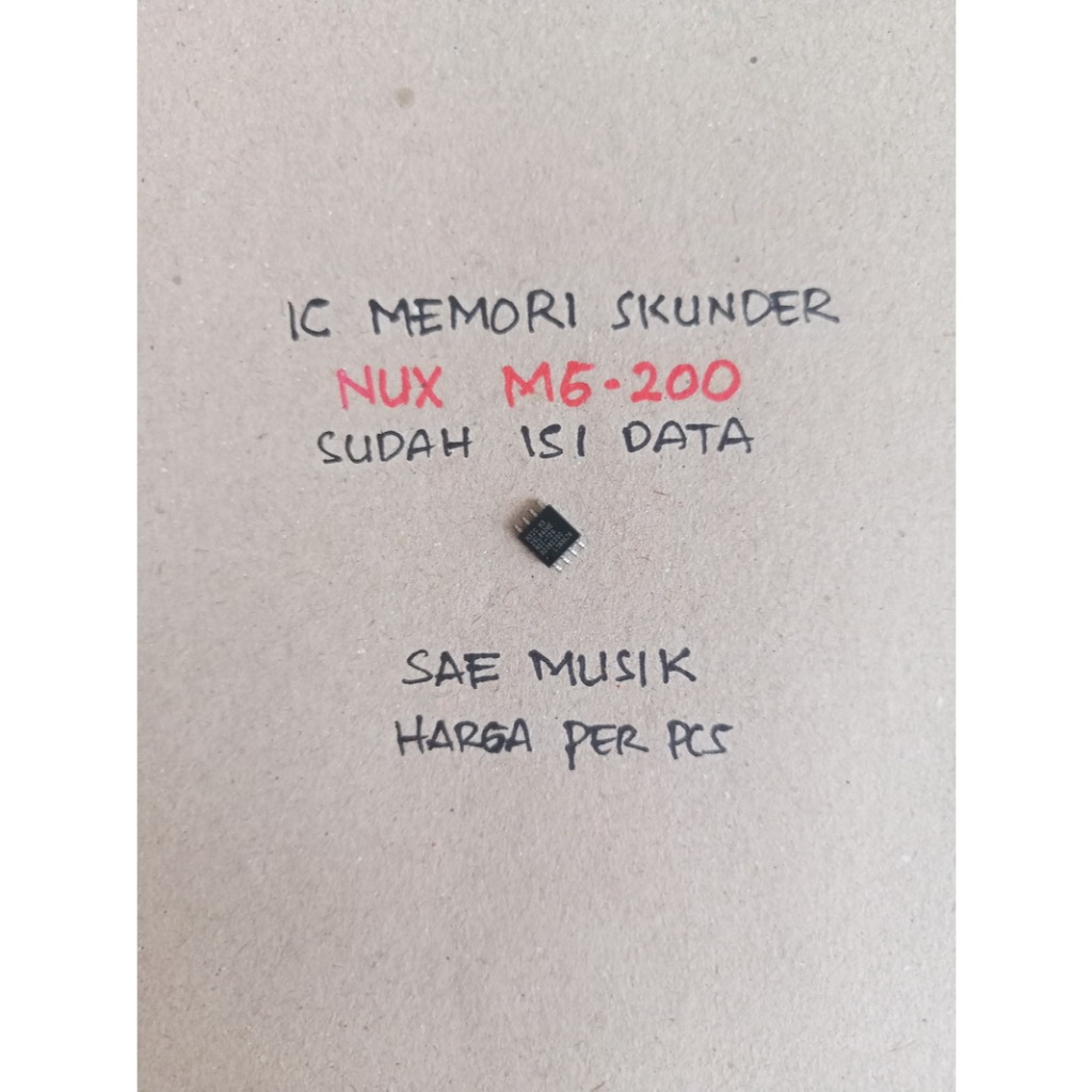 IC Memori  NUX MG200 bagian sekunder sudah isi DATA
